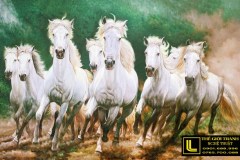 Tranh sơn dầu mã đáo thành công 25